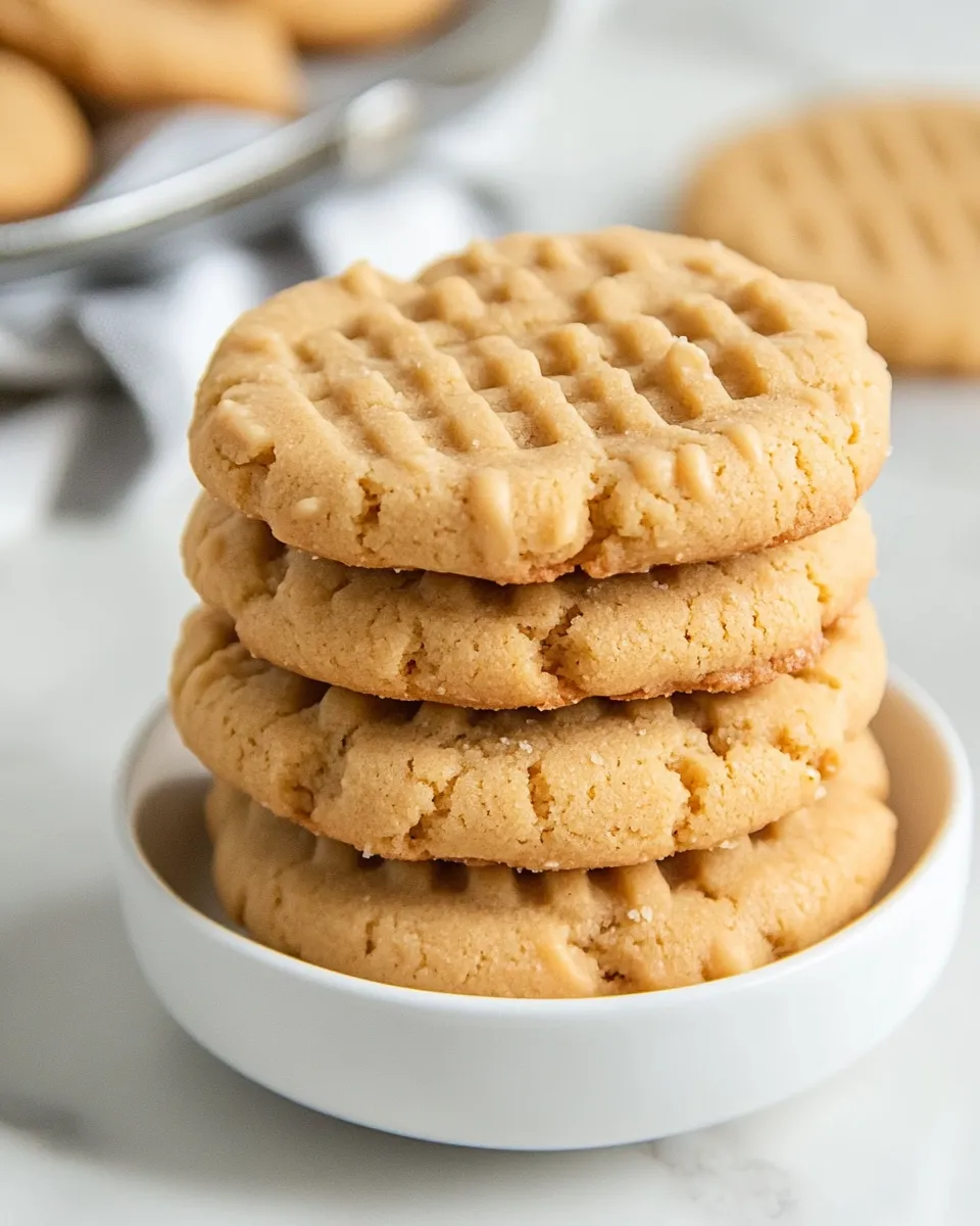 Easy Best Peanut Butter Cookies Recipe shot