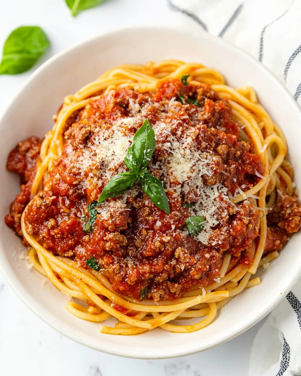 Homemade Best Spaghetti and Meat Sauce Recipe photo
