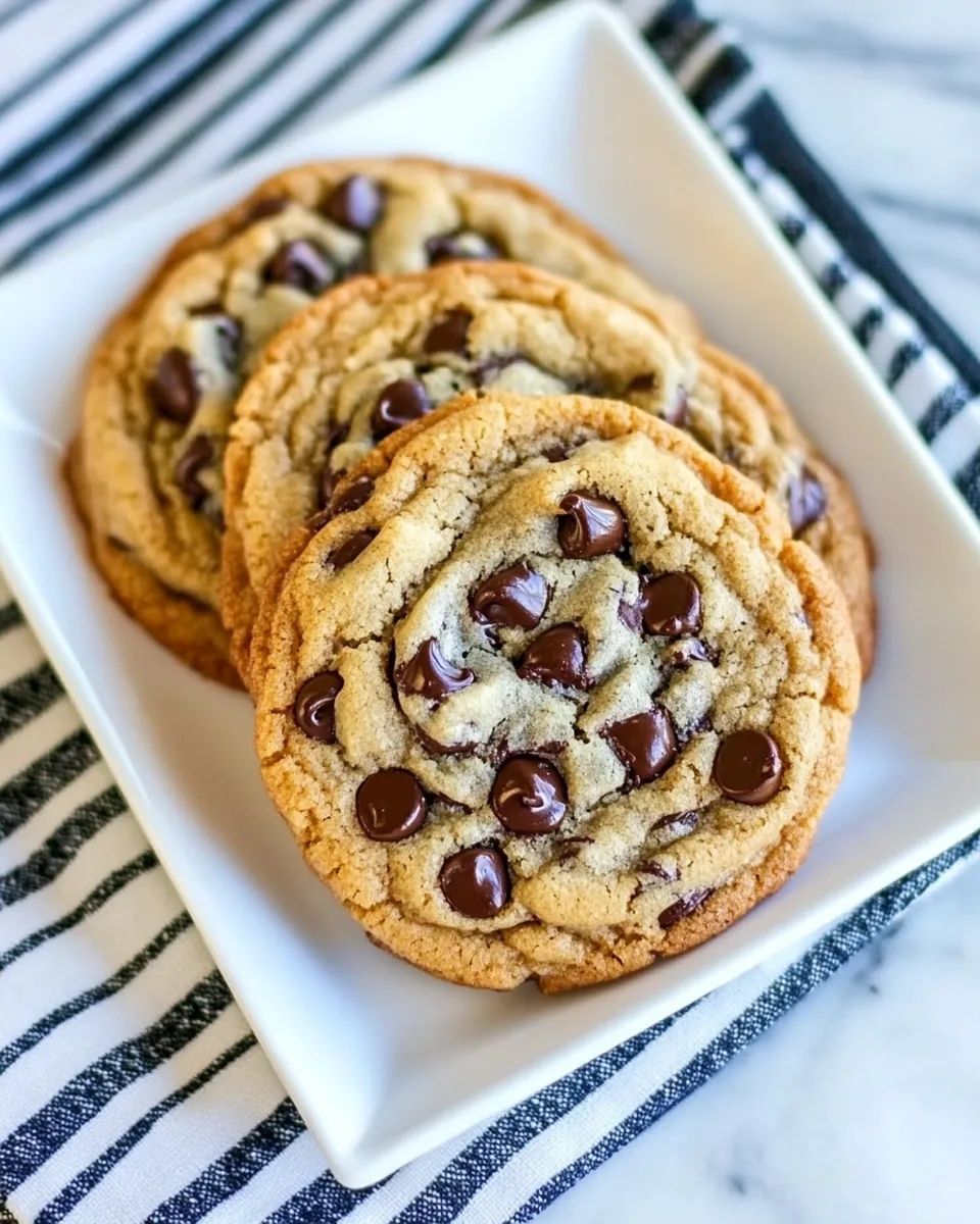 Easy Big Buttery Chocolate Chip Cookies recipe photo