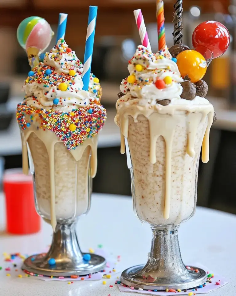 Homemade Birthday Cake Milkshakes photo
