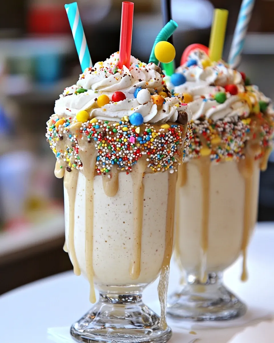 Classic Birthday Cake Milkshakes image