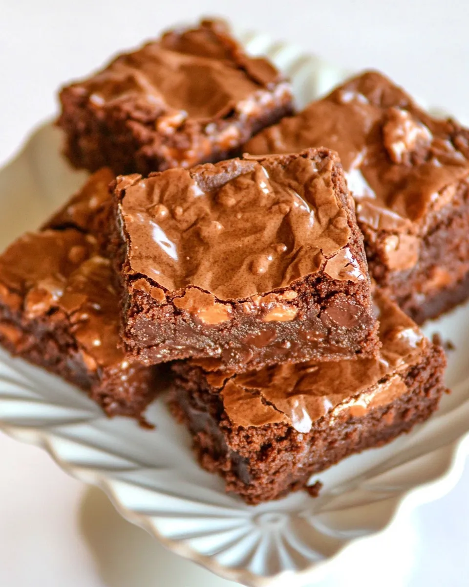 Classic Bisquick Brownies food shot