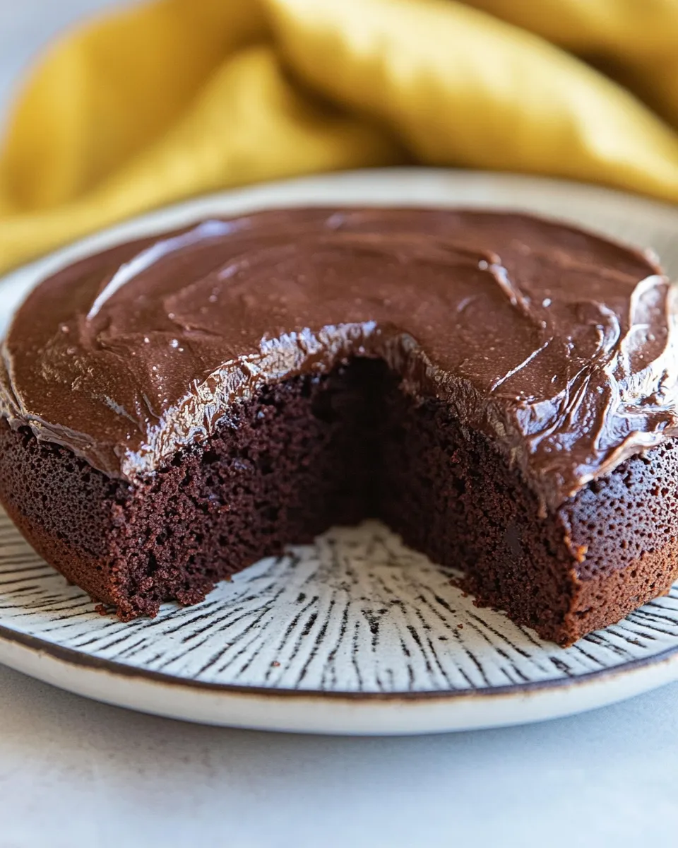 Delicious Black Bean Chocolate Cake image