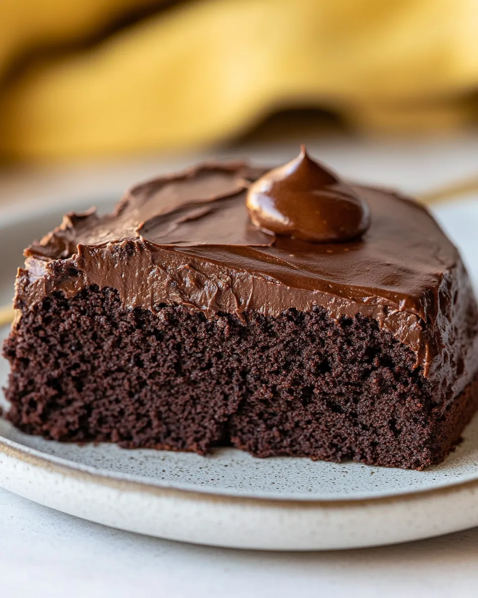 Classic Black Bean Chocolate Cake dish photo