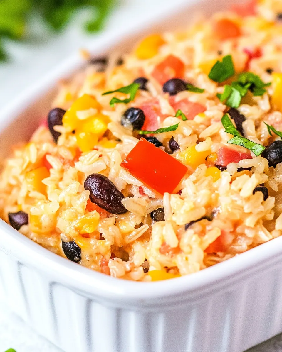 Classic Black Bean and Rice Casserole image
