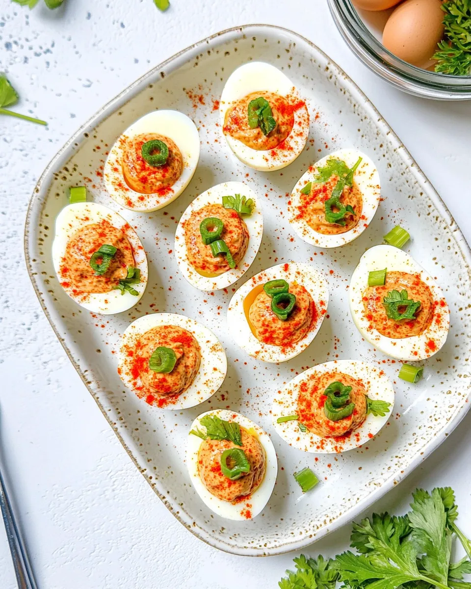 Homemade Bloody Mary Deviled Eggs Recipe photo