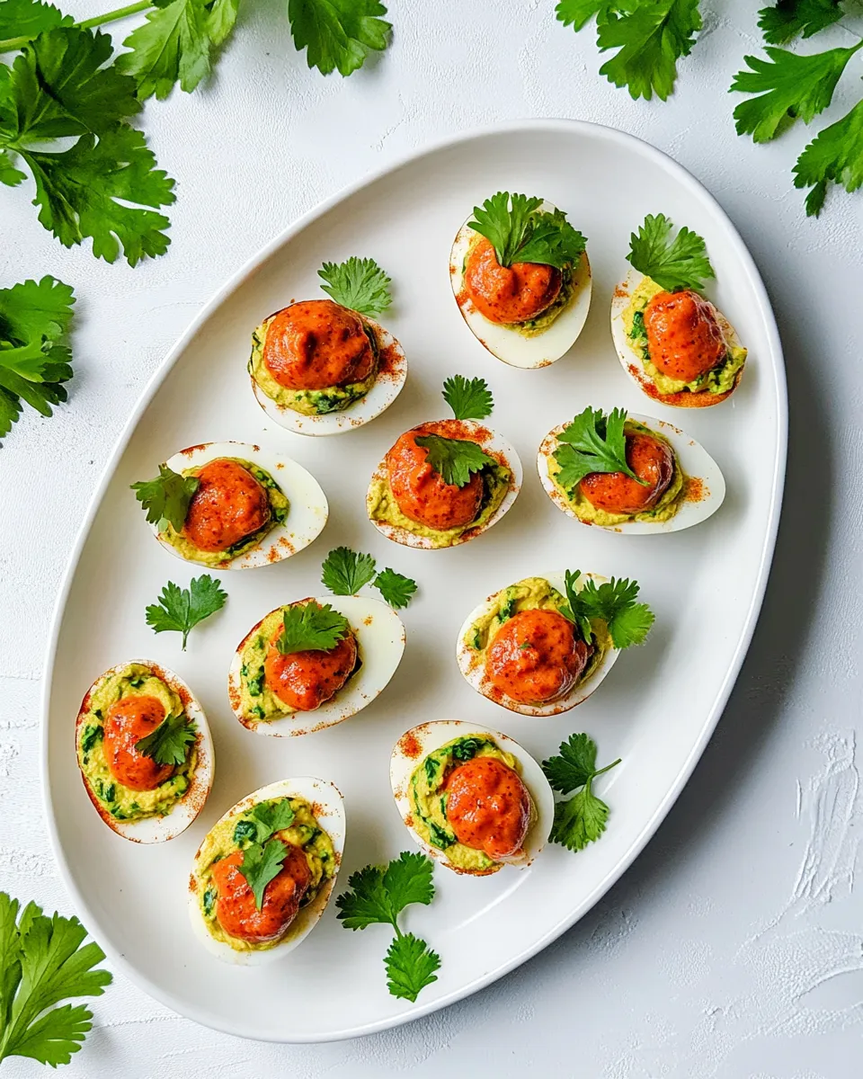 Classic Bloody Mary Deviled Eggs Recipe image