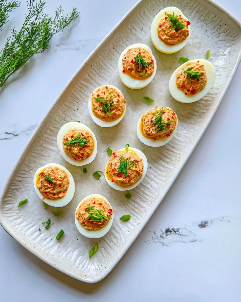 Easy Bloody Mary Deviled Eggs Recipe picture