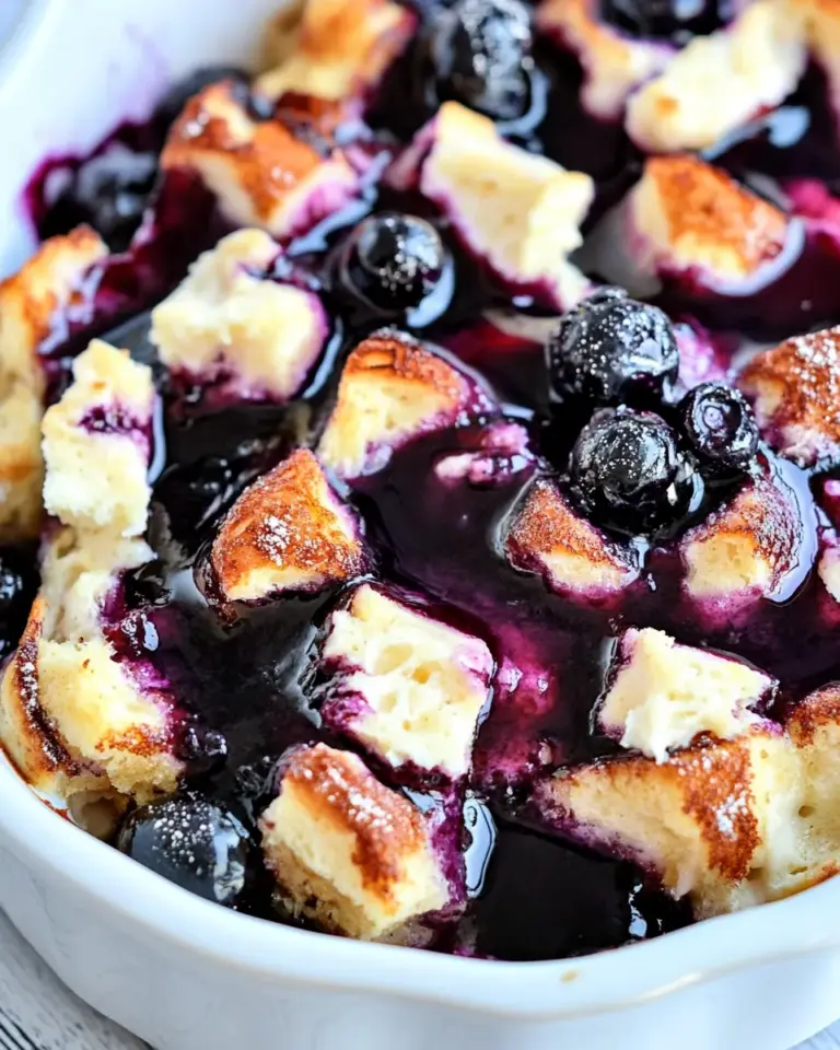 Homemade Blueberry French Toast Casserole photo