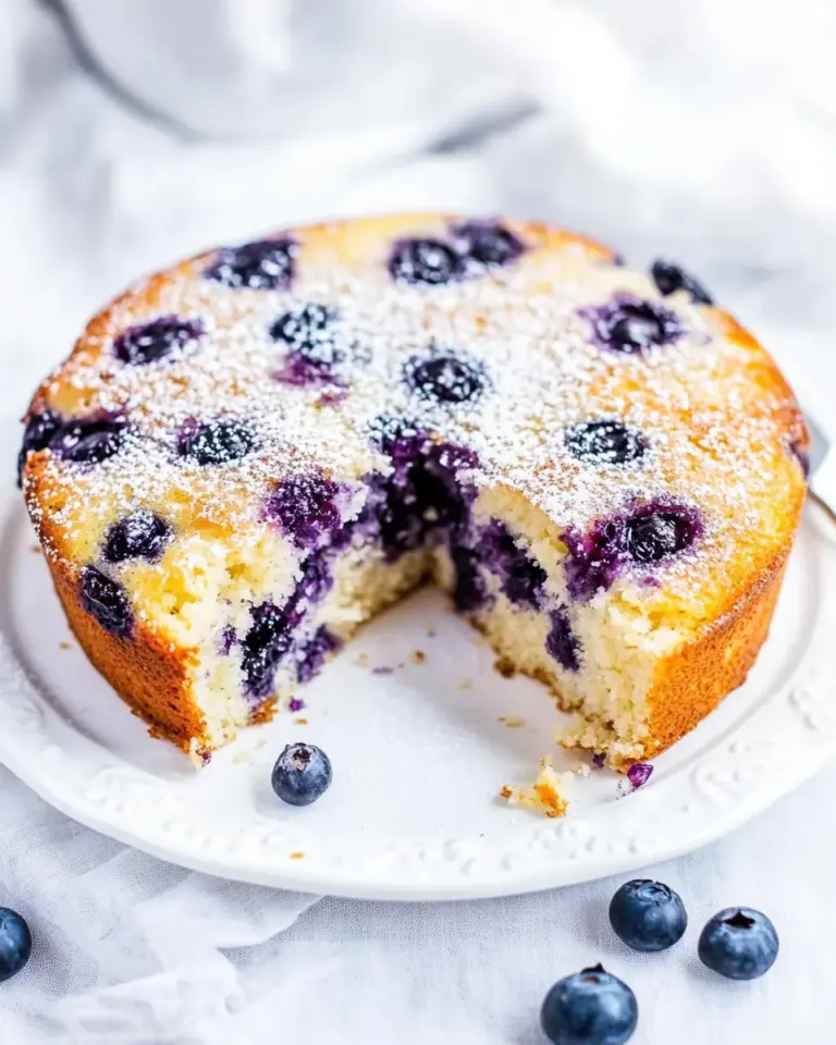 Homemade Blueberry Muffin and Buttermilk Pancakes Cake photo