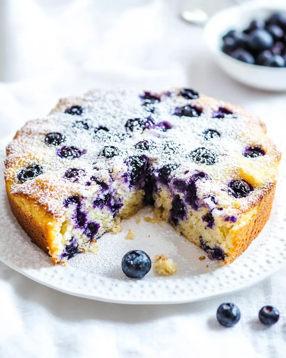 Delicious Blueberry Muffin and Buttermilk Pancakes Cake image