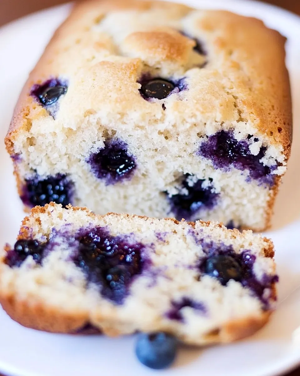 Homemade Blueberry Quick Bread Recipe photo