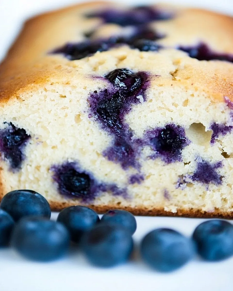 Delicious Blueberry Quick Bread Recipe shot