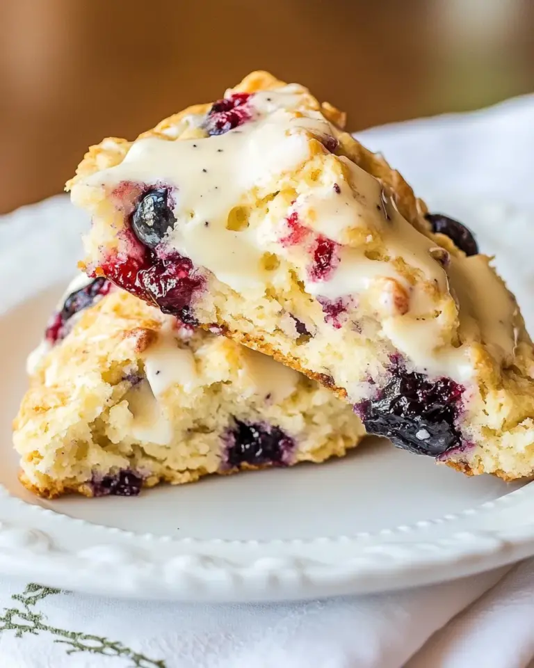 Homemade Blueberry Scones Recipe photo