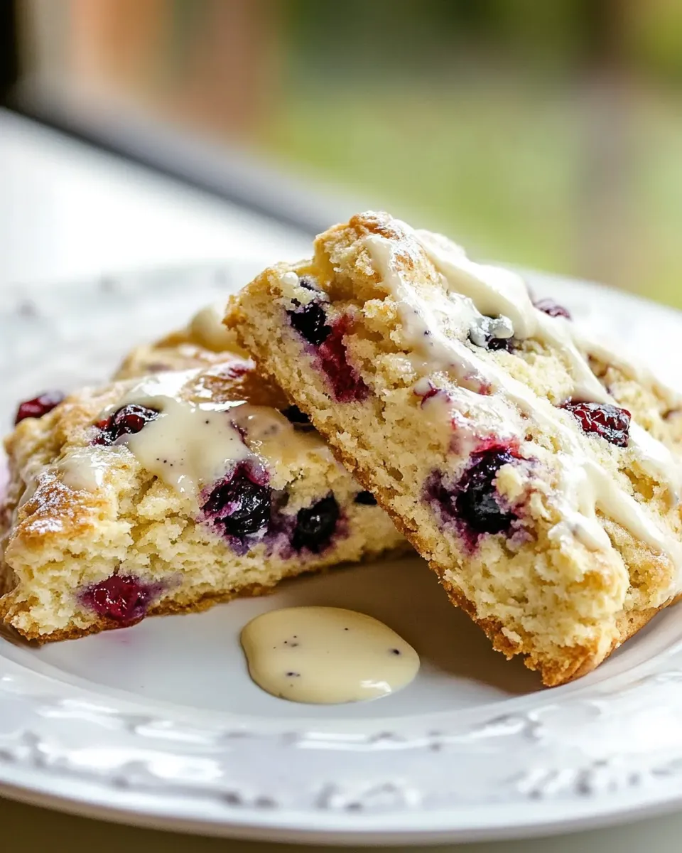 Delicious Blueberry Scones Recipe recipe photo