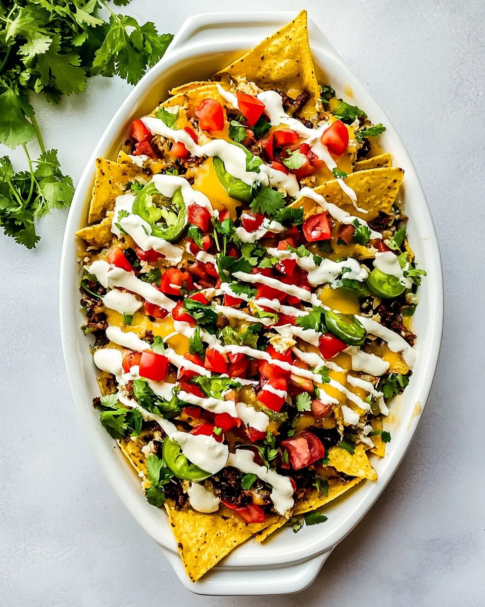 Delicious Breakfast Nachos shot