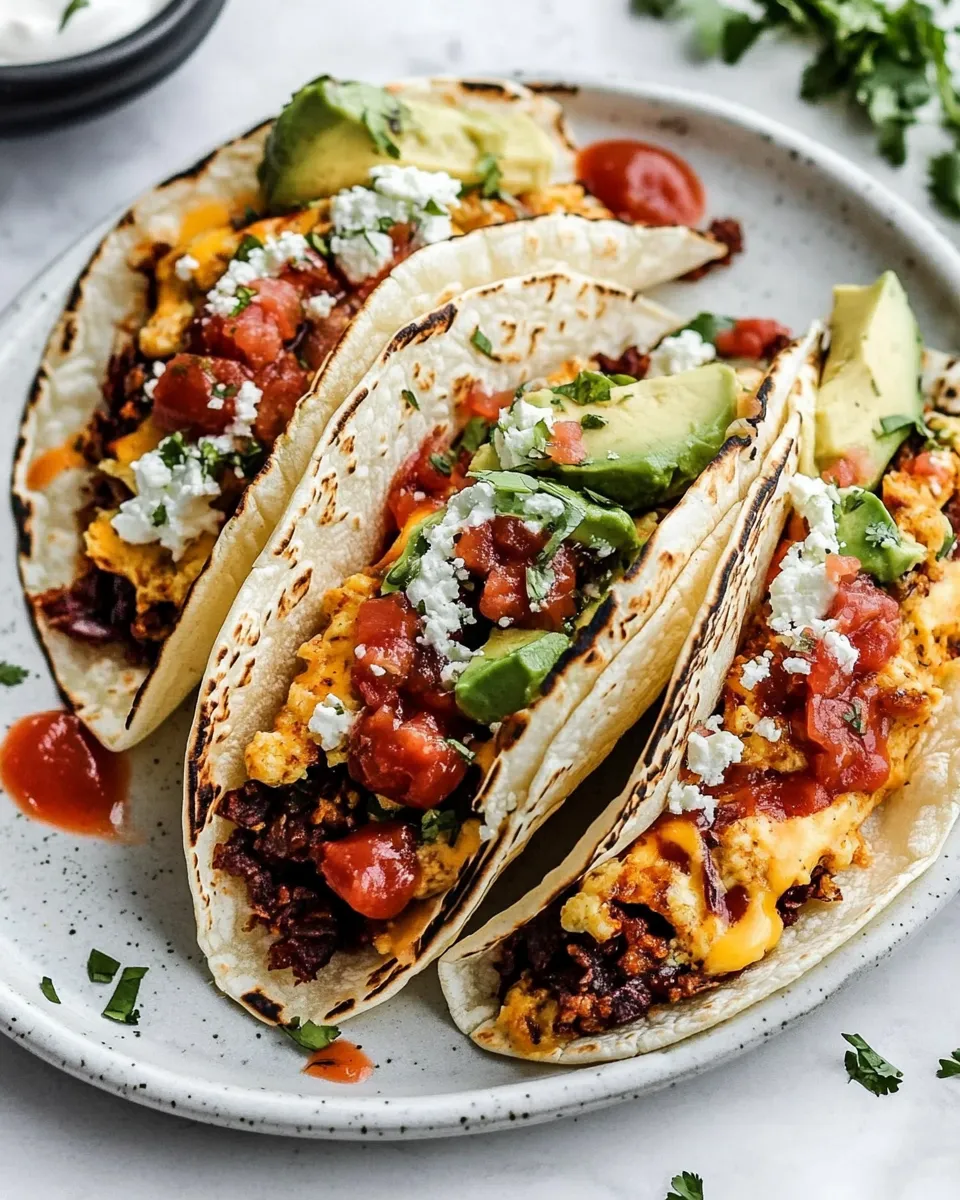 Homemade Breakfast Tacos photo