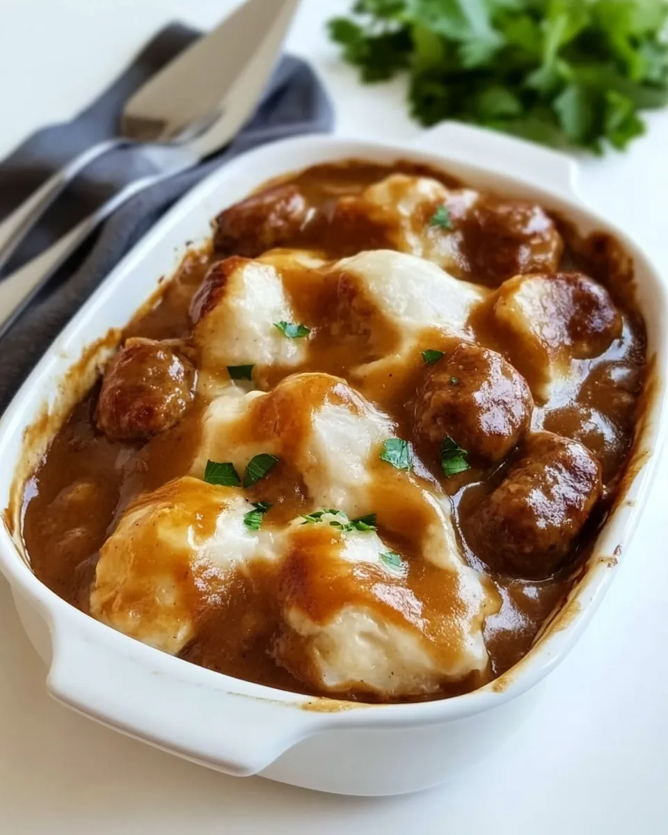 Easy British Sausage Casserole recipe photo