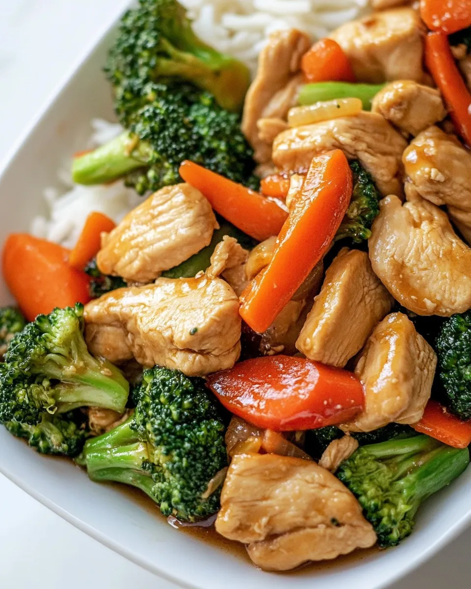 Easy Broccoli Chicken Stir Fry photo