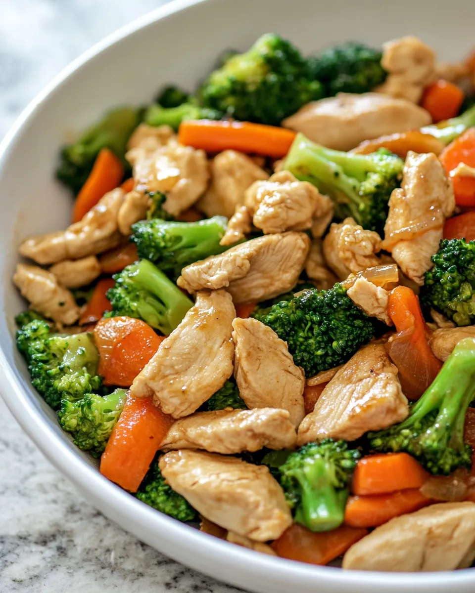 Delicious Broccoli Chicken Stir Fry image