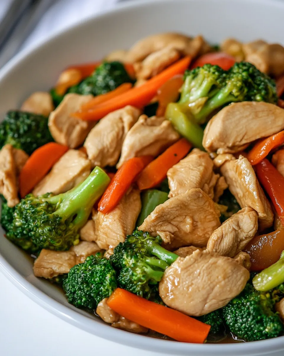 Quick Broccoli Chicken Stir Fry dish photo