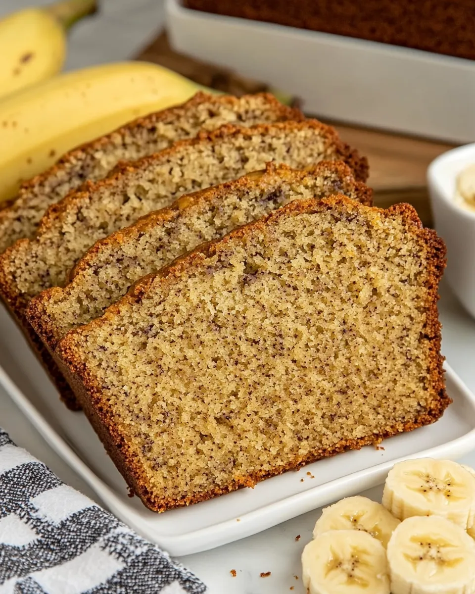 Homemade Brown Butter Banana Bread photo