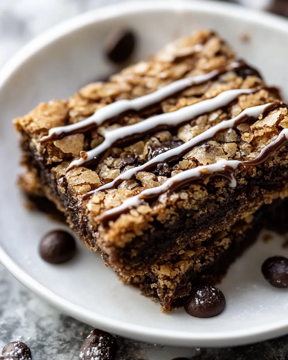 Perfect Brown Butter Espresso Toffee Blondies shot
