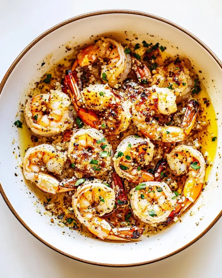 Homemade Brown Butter Spicy Garlic Shrimp photo