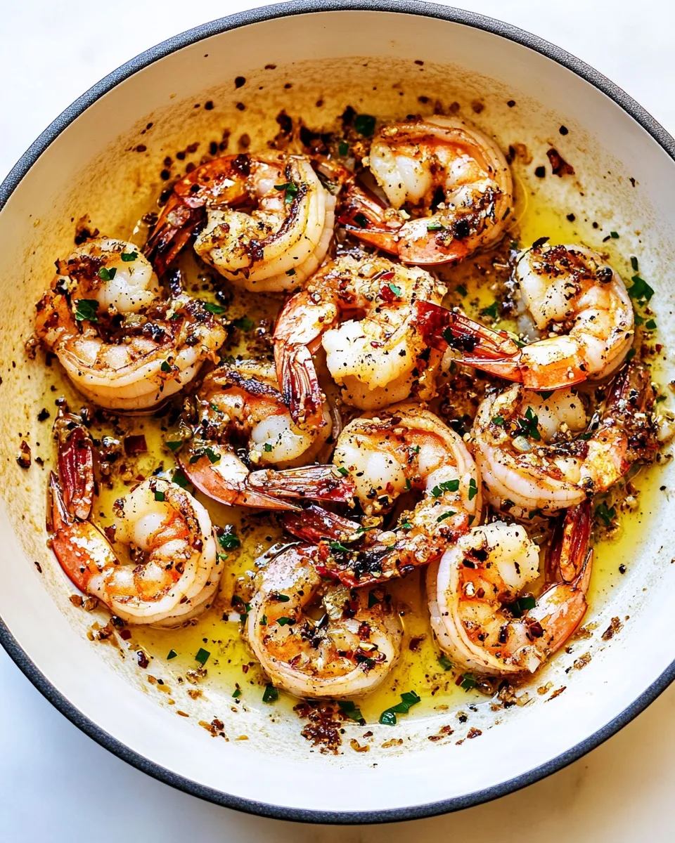 Tasty Brown Butter Spicy Garlic Shrimp dish photo