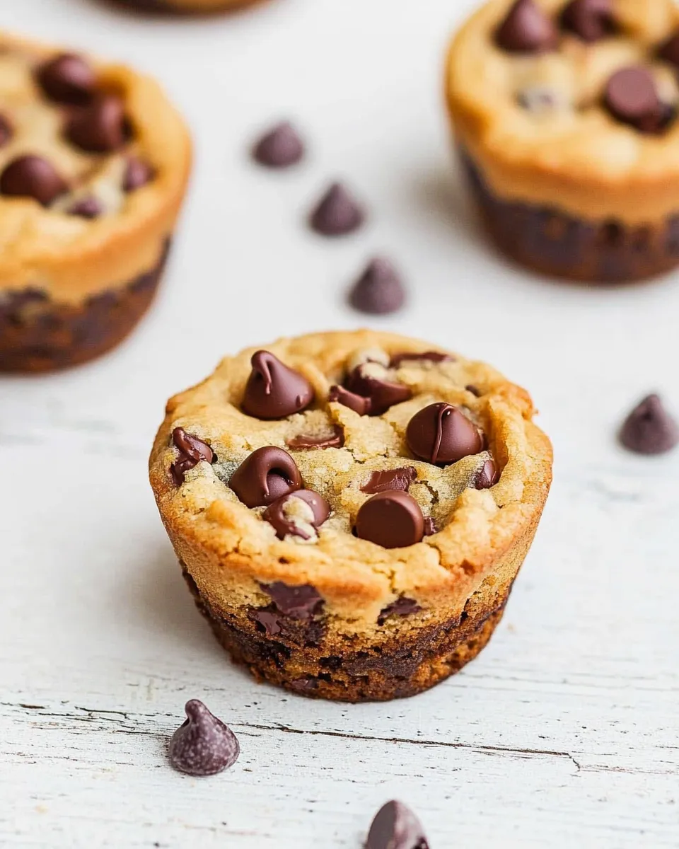 Delicious Browned Butter Chocolate Chip Cookie Cups image