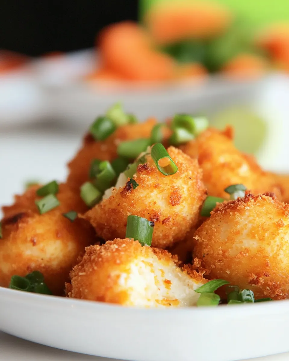 Delicious Buffalo Oven Fried Goat Cheese image