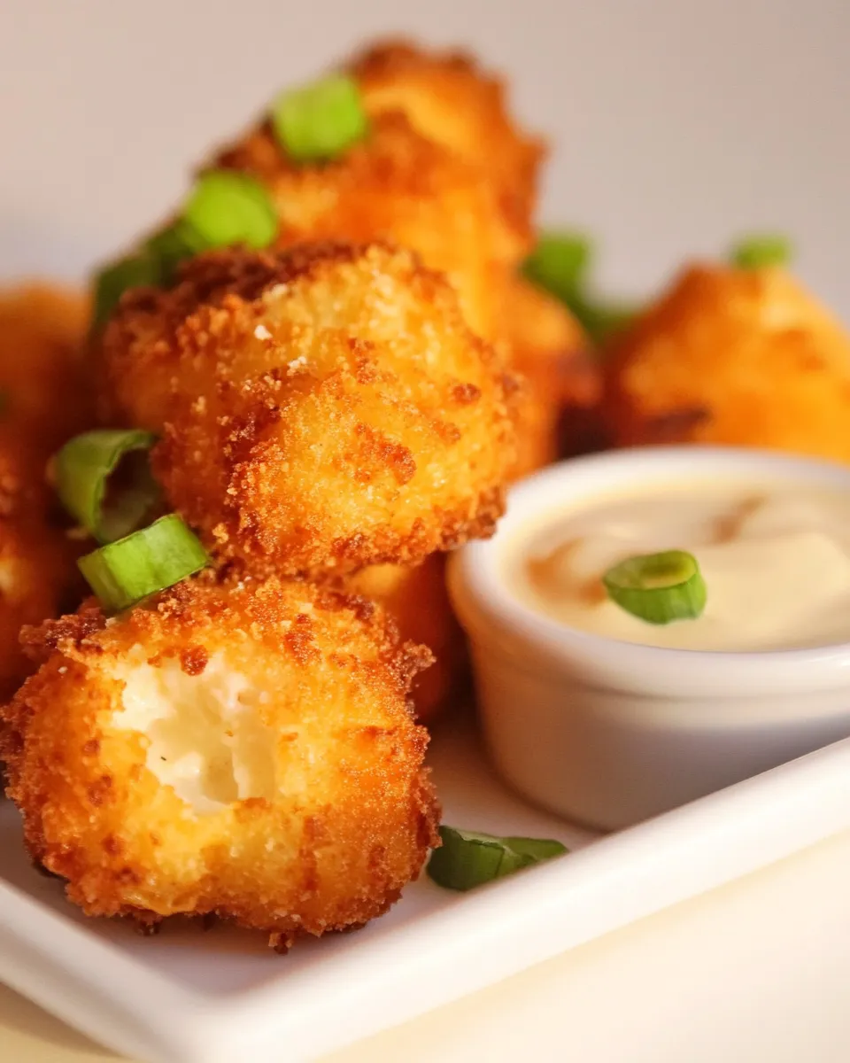 Savory Buffalo Oven Fried Goat Cheese dish photo