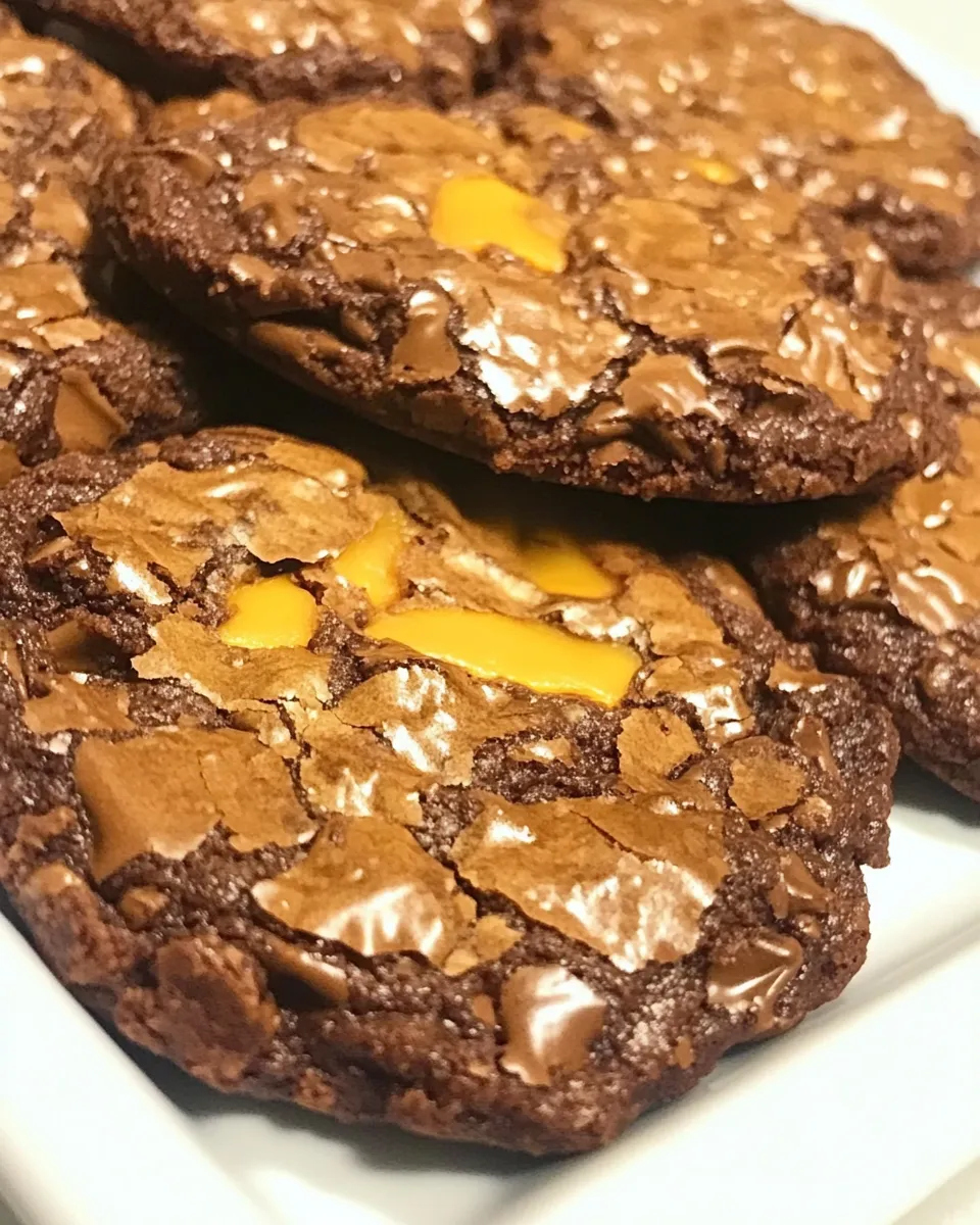 Classic Butterfinger Brownie Cookies image