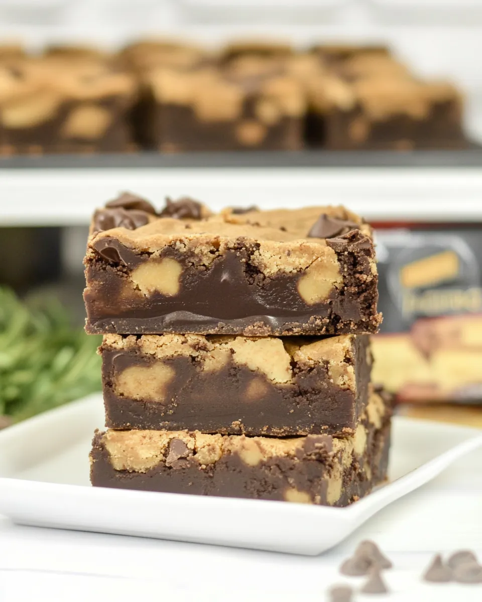 Classic Butterfinger Fudge Cookie Bars image
