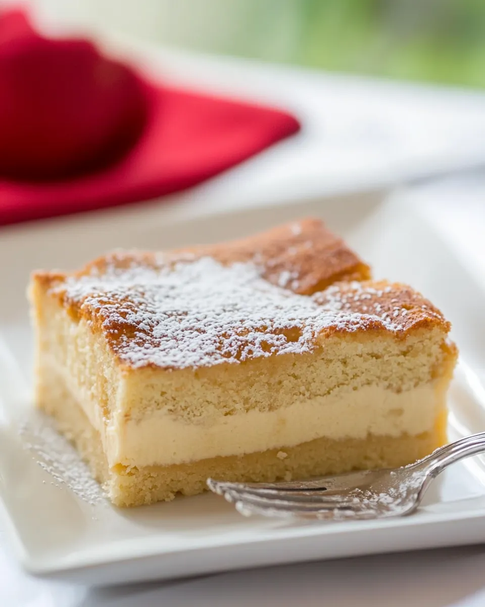 Delicious Butterscotch Magic Cake shot