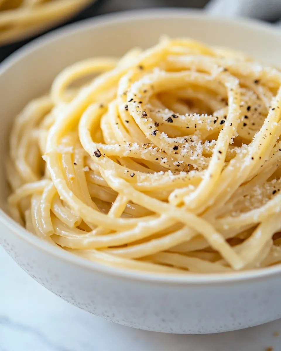 Classic Cacio e Pepe Pasta image