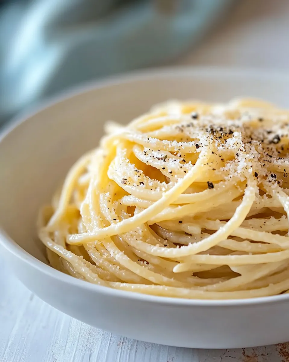 Easy Cacio e Pepe Pasta recipe photo