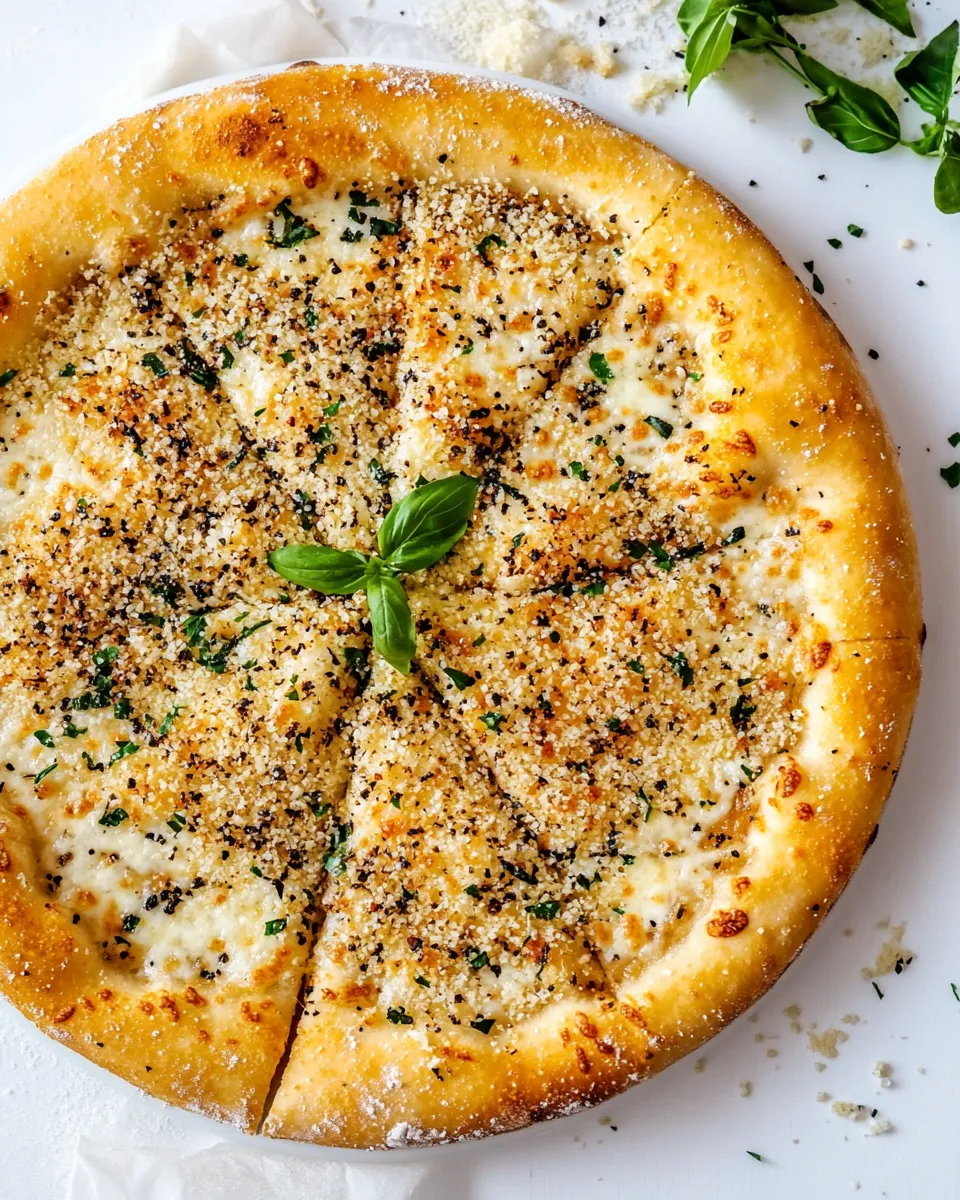 Classic Cacio e Pepe Pizza image