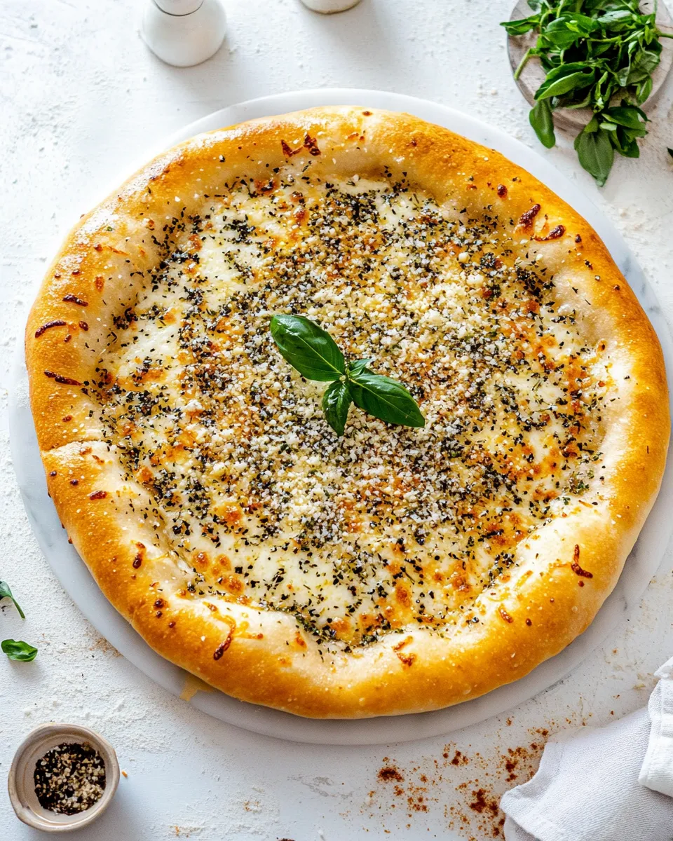 Easy Cacio e Pepe Pizza dish photo