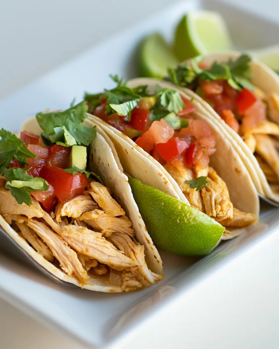 Easy Cafe Rio Chicken Tacos recipe photo