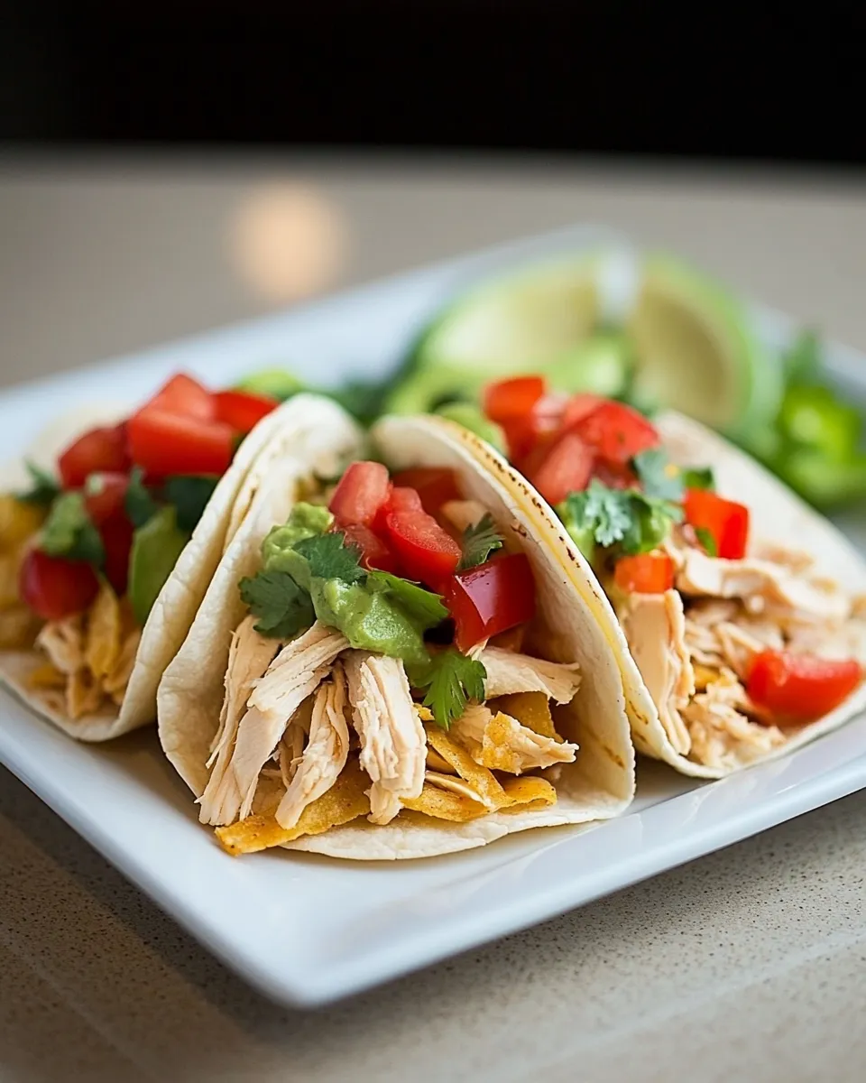 Savory Cafe Rio Chicken Tacos dish photo