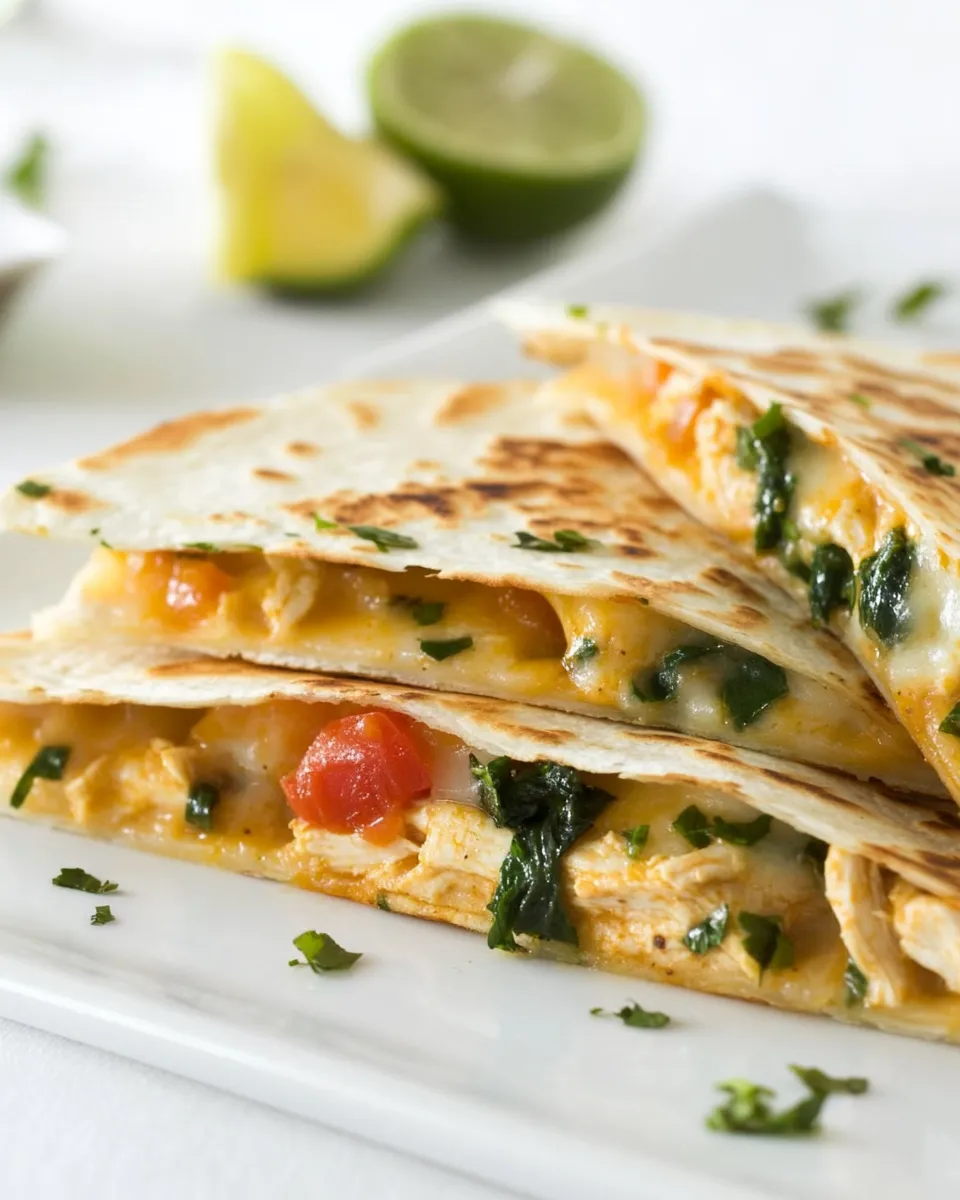 Homemade Cajun Chicken Quesadillas photo