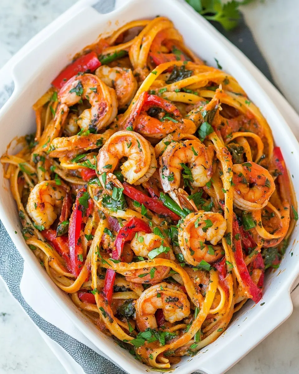 Classic Cajun Shrimp Pasta dish photo