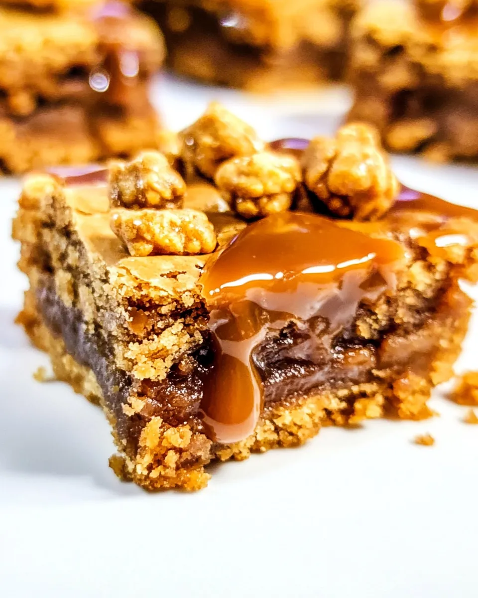 Classic Caramel Blondies with Crunch Bars picture