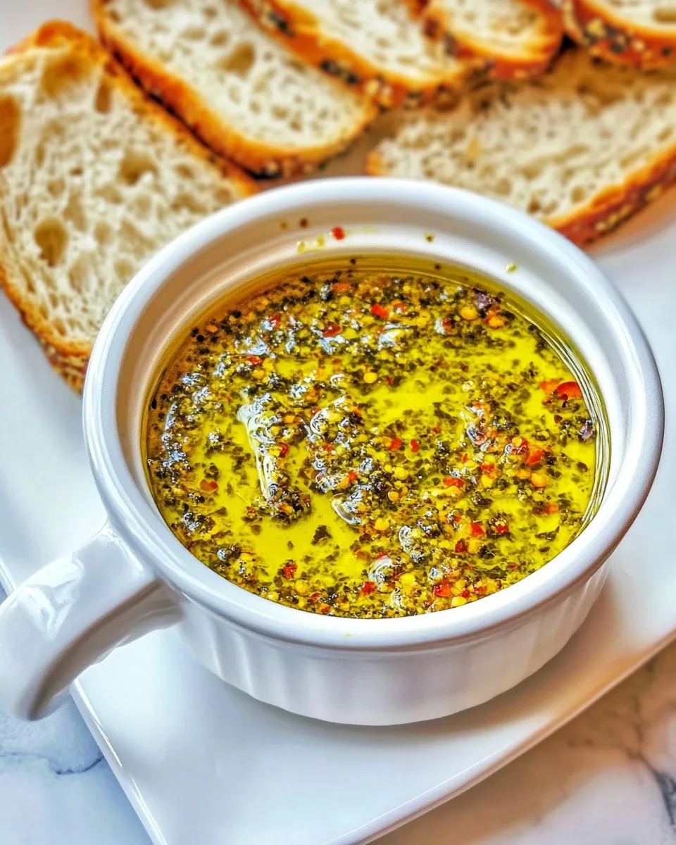 Delicious Carrabbas Olive Oil Bread Dip shot