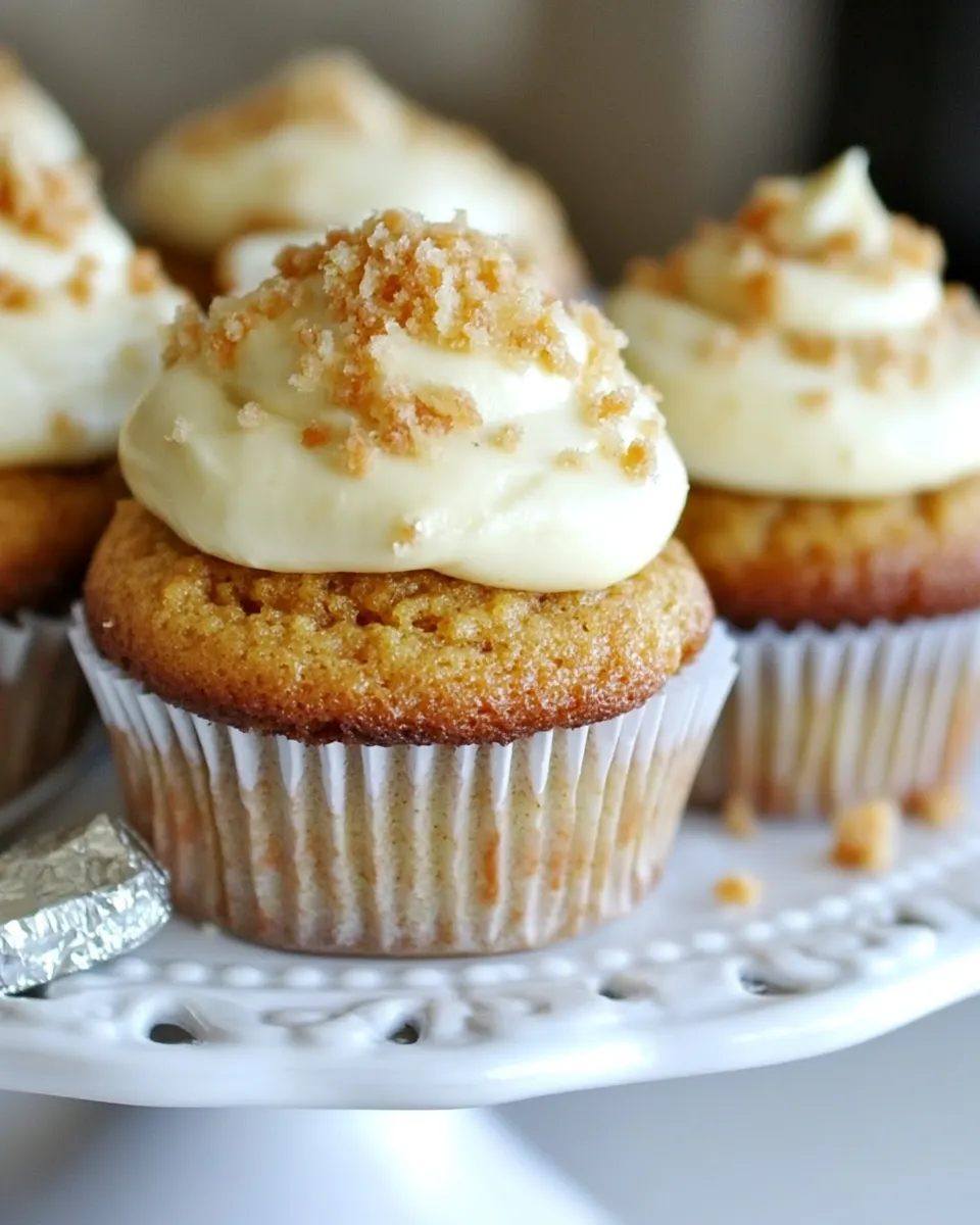 Best Carrot Cupcakes with Cream Cheese Frosting shot
