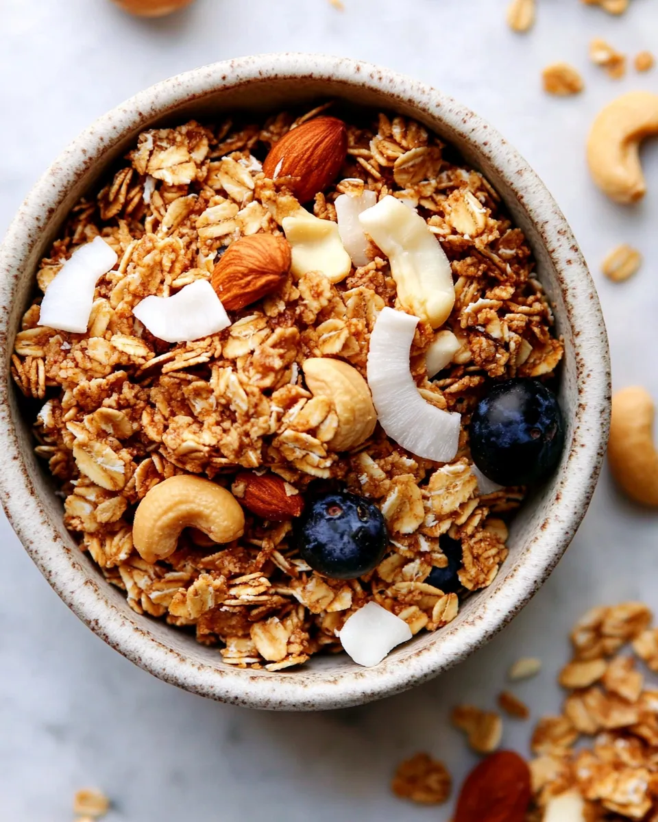 Easy Cashew Coconut Granola recipe photo