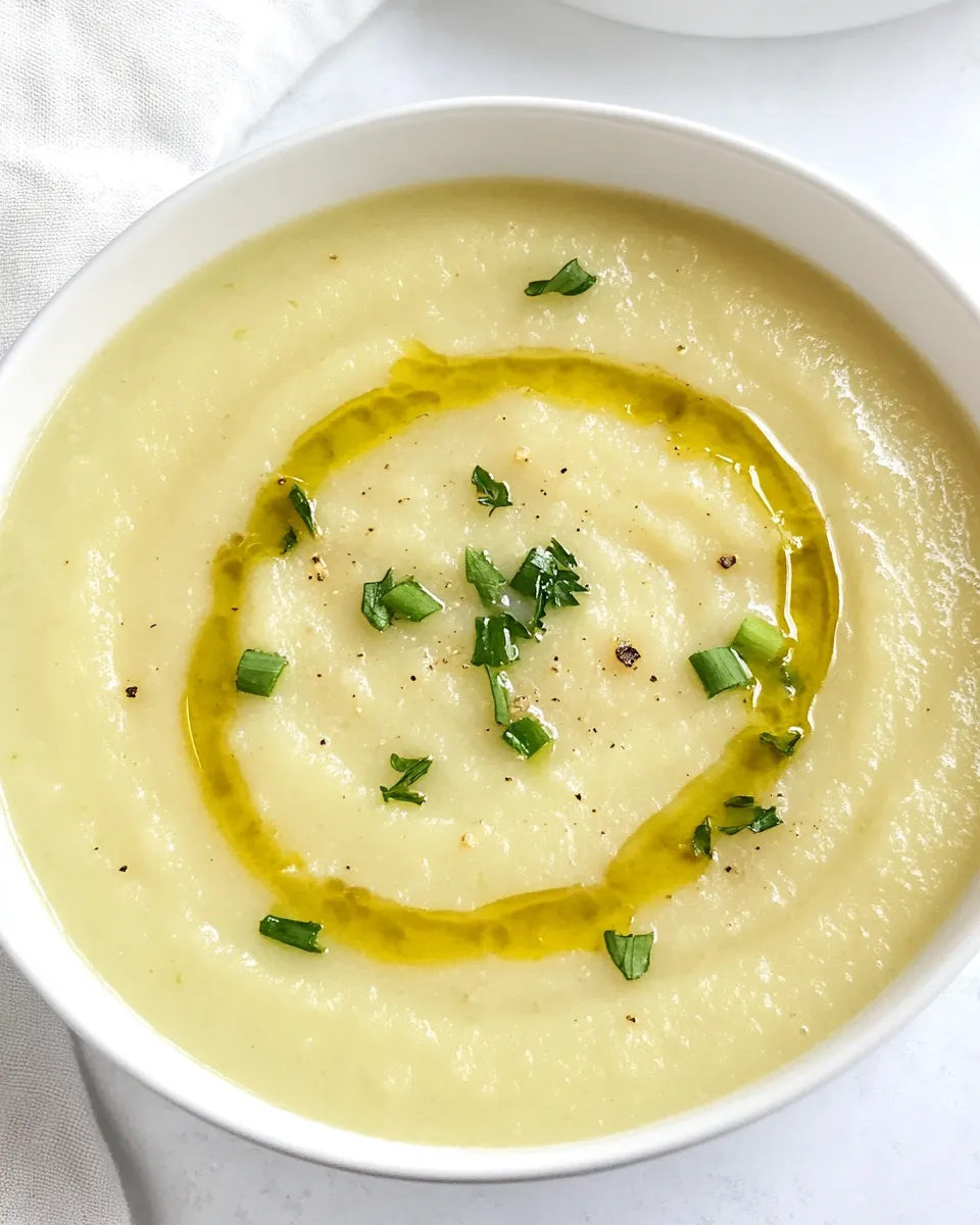Delicious Celeriac Soup shot