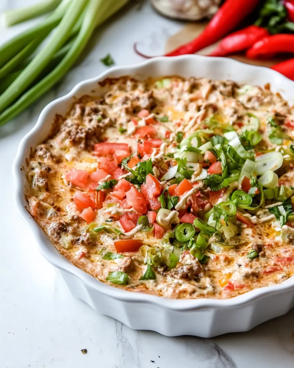 Classic Cheeseburger Dip image