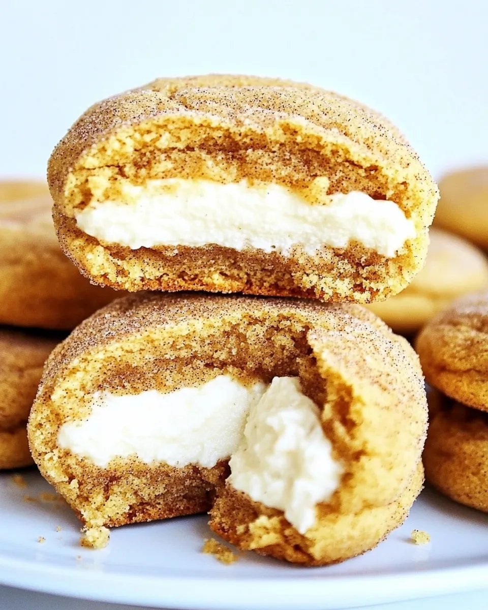 Delicious Cheesecake Filled Snickerdoodles shot